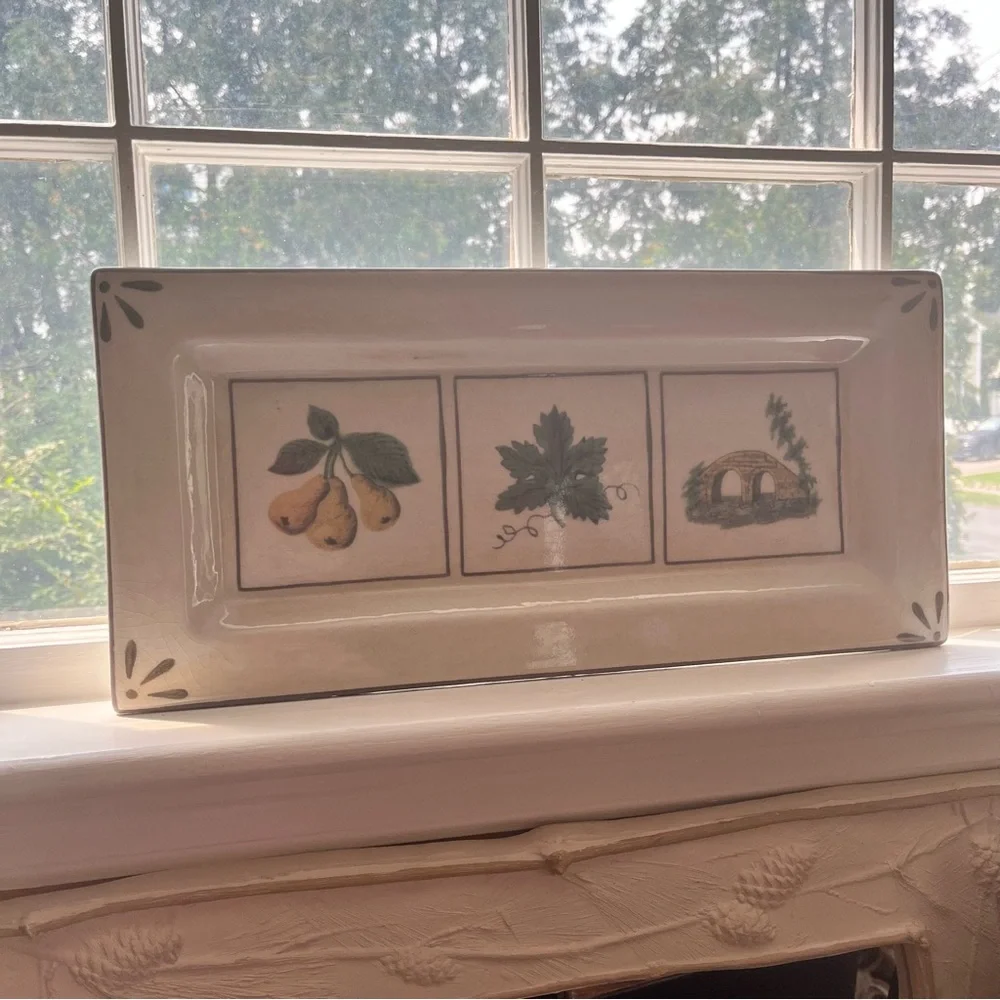 WILLIAMS SONOMA Ceramic Italian Pottery Dish